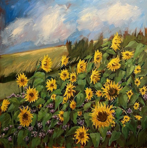 Summer Field on a Blustery Day