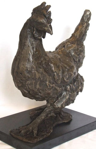 Prudence Hen, Bronze Resin