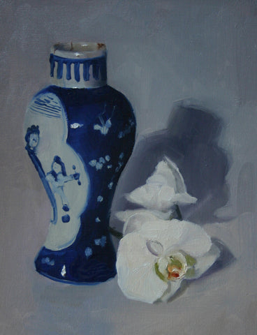Japanese Vase with Orchids