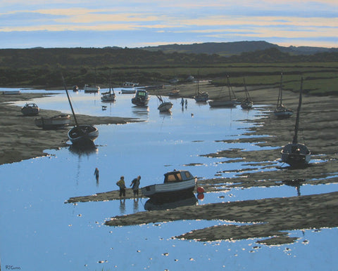 Evening on Burnham Overy Creek