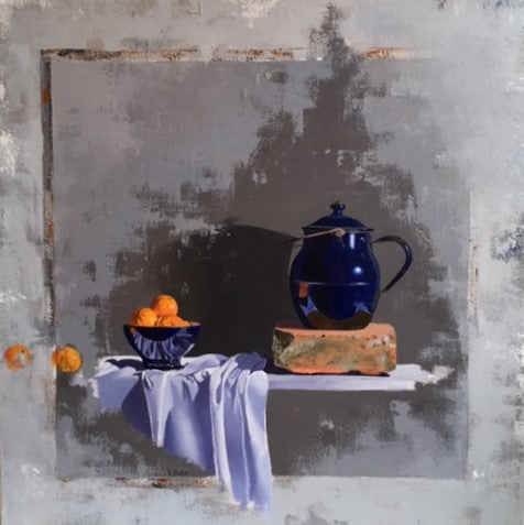 Blue Pots and Clementines