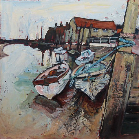 Boats Along the Quay (Blakeney)
